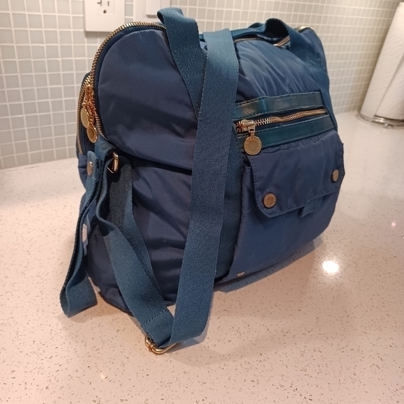 AUTH! Stella McCartney Kids Fern Diaper Bag, BLUE - Picture 5 of 16